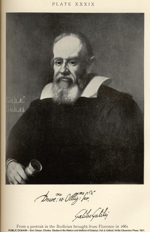 Galileo, Bodleian portrait